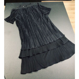 Vintage Women's Risa Ann Dress, Size 12, L,‎ XL Black